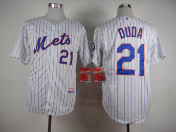 Lucas Duda New York Mets white jersey