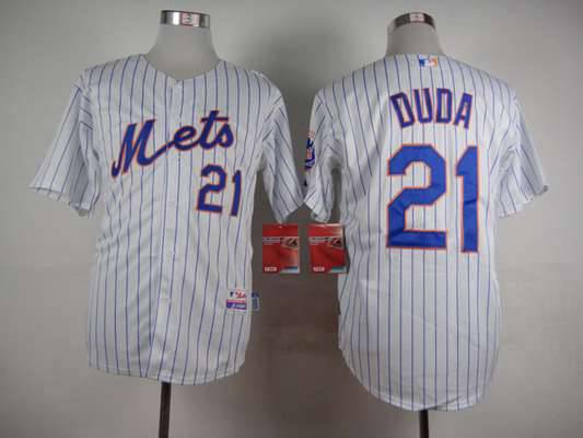 Lucas Duda New York Mets white jersey