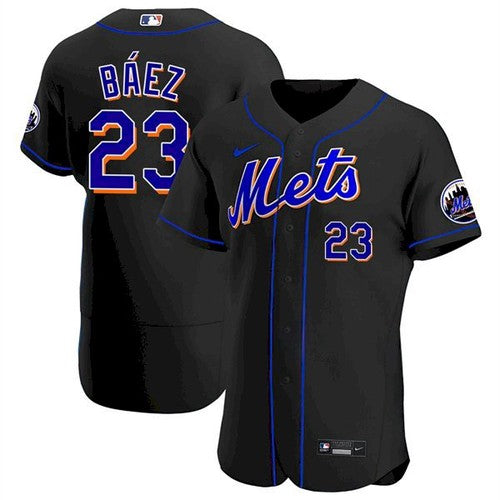 Javier Baez New York Mets black jersey