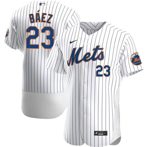 Javier Baez New York Mets white jersey