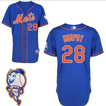 Daniel Murphy New York Mets blue jersey