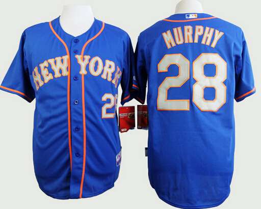 Daniel Murphy New York Mets blue jersey