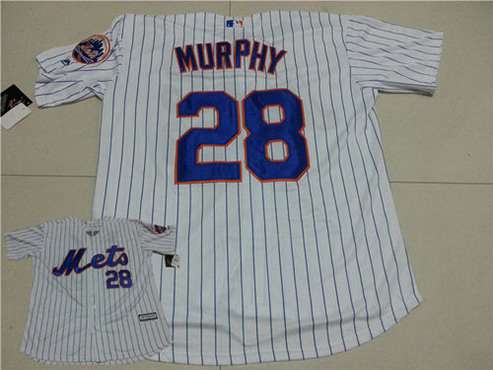 Daniel Murphy New York Mets white Home jersey