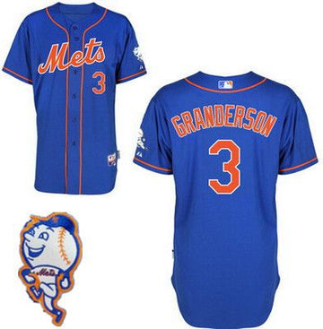 Curtis Granderson New York Mets blue jersey