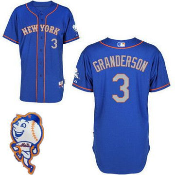 Curtis Granderson New York Mets blue jersey