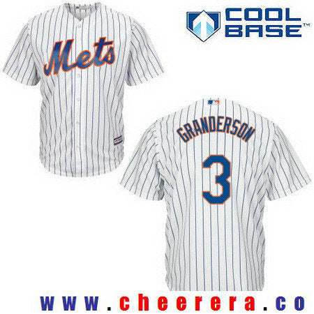 Curtis Granderson New York Mets white Home jersey