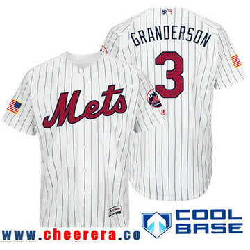 Curtis Granderson New York Mets white Fashion jersey