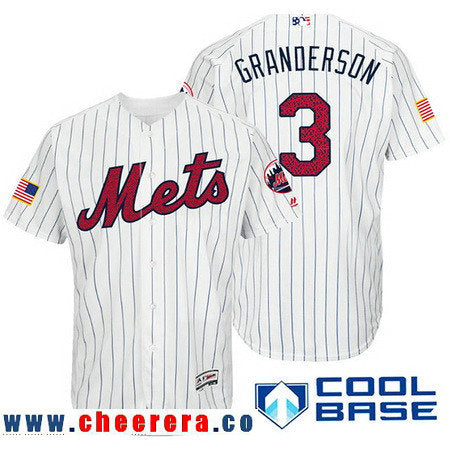 Curtis Granderson New York Mets white Fashion jersey