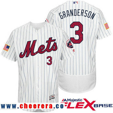 Curtis Granderson New York Mets white Fashion jersey