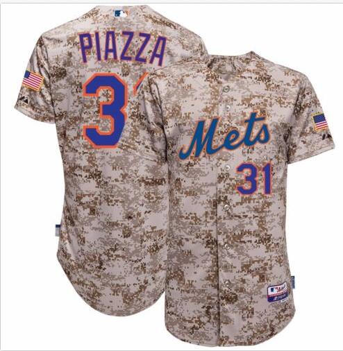 Mike Piazza New York Mets camo Authentic jersey