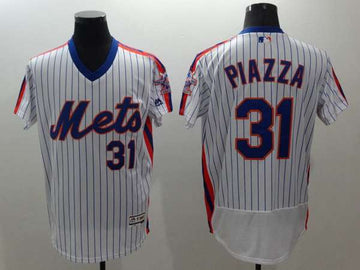 Mike Piazza New York Mets white jersey