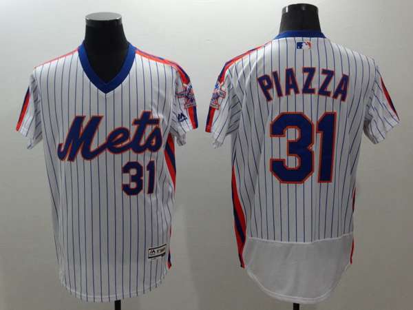 Mike Piazza New York Mets white jersey
