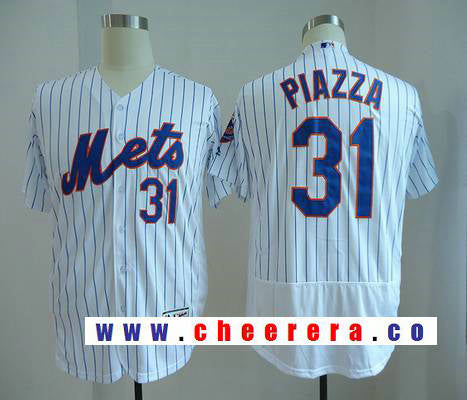 Mike Piazza New York Mets white jersey