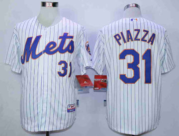 Mike Piazza New York Mets white jersey