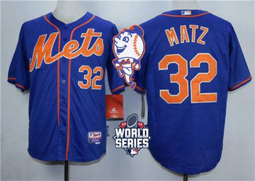 Steven Matz New York Mets royal jersey