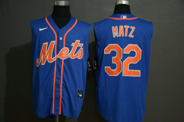Steven Matz New York Mets royal jersey