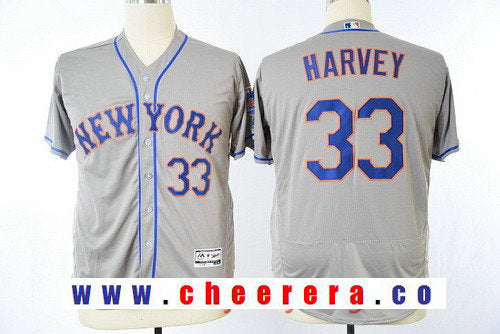 Matt Harvey New York Mets gray Road jersey