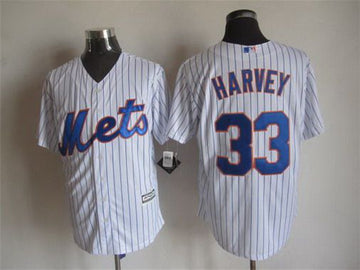 Matt Harvey New York Mets white Home jersey