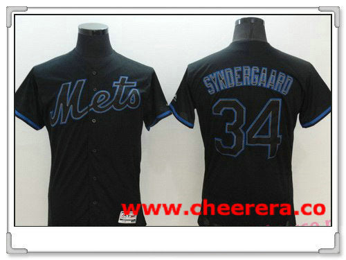 Noah Syndergaard New York Mets black Fashion jersey