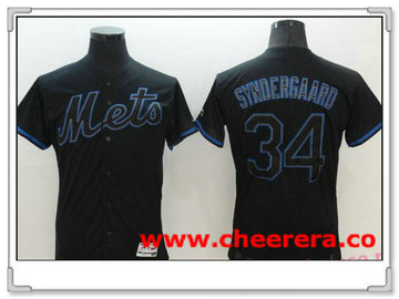 Noah Syndergaard New York Mets black Fashion jersey