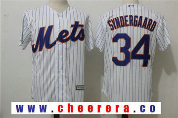 Noah Syndergaard New York Mets white Home jersey