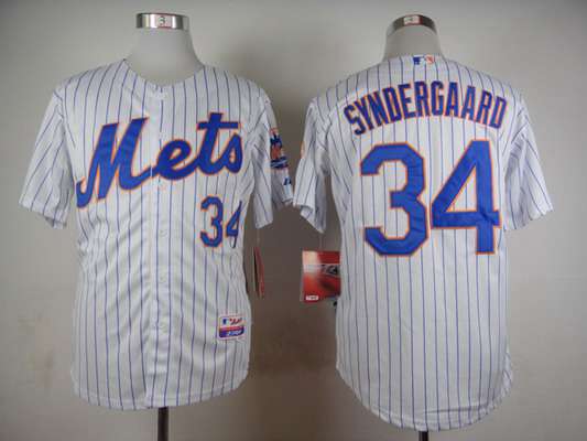 Noah Syndergaard New York Mets white jersey