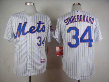 Noah Syndergaard New York Mets white jersey