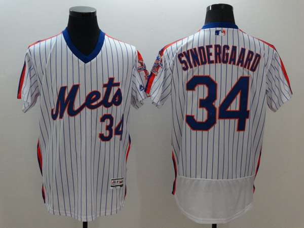 Noah Syndergaard New York Mets white jersey
