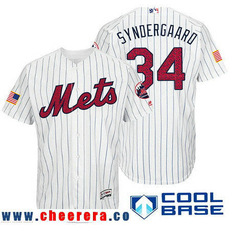 Noah Syndergaard New York Mets white Fashion jersey