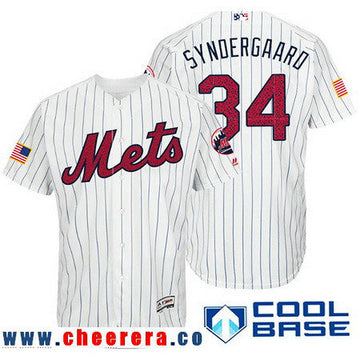 Noah Syndergaard New York Mets white Fashion jersey