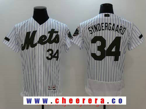Noah Syndergaard New York Mets white jersey