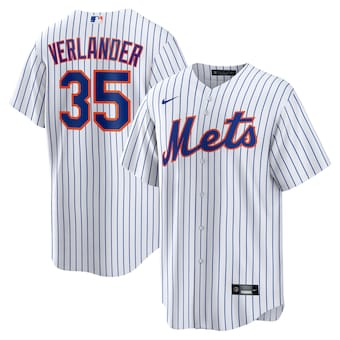 Justin Verlander New York Mets white jersey