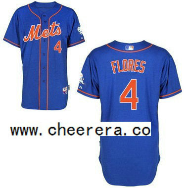 Wilmer Flores New York Mets blue Alternate jersey