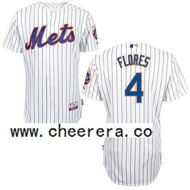 Wilmer Flores New York Mets white Home jersey