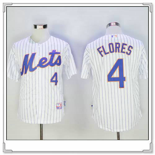 Wilmer Flores New York Mets white Home jersey