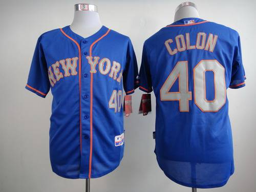 Bartolo Colon New York Mets blue jersey