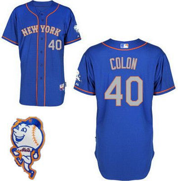 Bartolo Colon New York Mets blue jersey