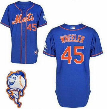 Zack Wheeler New York Mets blue jersey