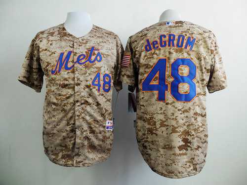 Jacob DeGrom New York Mets camo Camo jersey