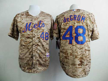 Jacob DeGrom New York Mets camo Camo jersey