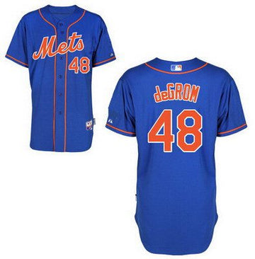 Jacob DeGrom New York Mets blue jersey