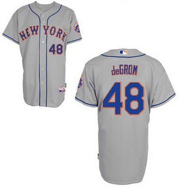 Jacob DeGrom New York Mets gray jersey