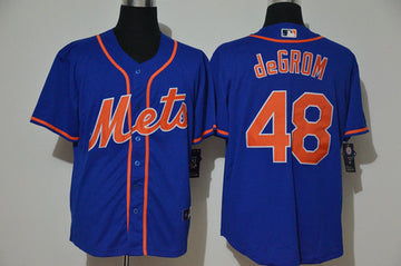Jacob DeGrom New York Mets royal jersey