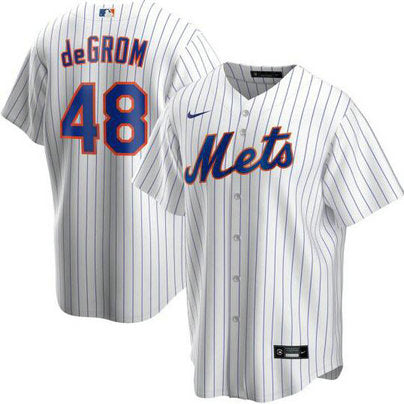Jacob DeGrom New York Mets white jersey