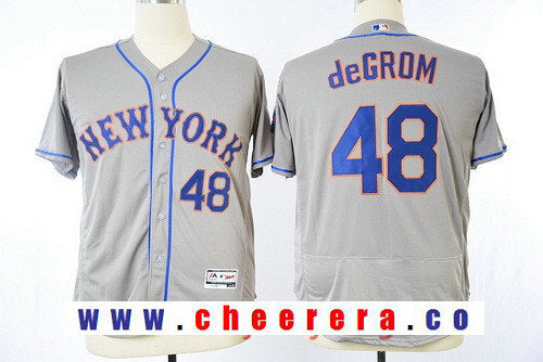 Jacob deGrom New York Mets gray Road jersey