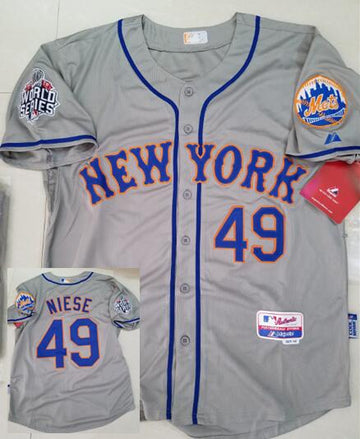 Josh Smoker New York Mets gray Road jersey