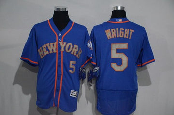 David Wright New York Mets blue jersey