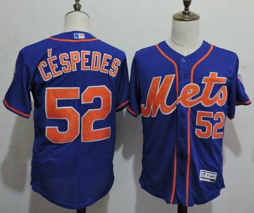 Yoenis Céspedes New York Mets blue jersey