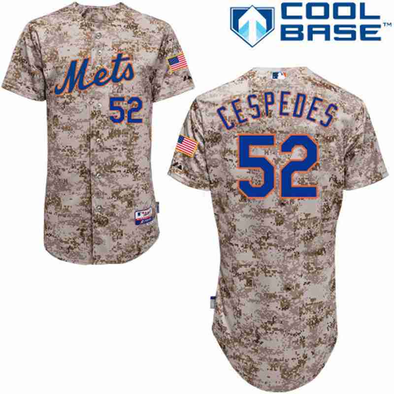 Yoenis Cespedes New York Mets camo Camo jersey