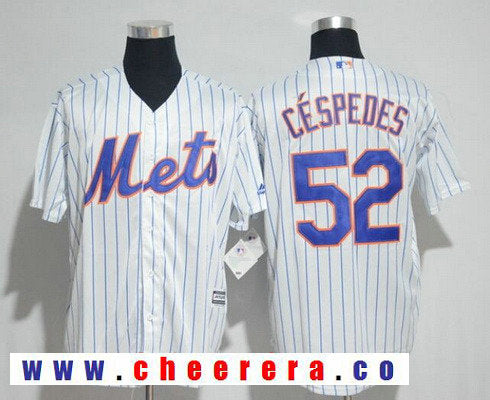Yoenis Cespedes New York Mets white Home jersey